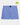 Classic Woven Mens Boxer in DELLA ROBBIA BLUE. Flat lay front view
