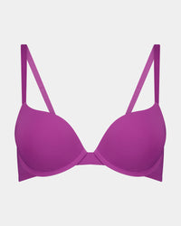 Bendon Essentials Push Up Bra in RADIANT ORCHID. Flat lay front view