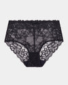 All Lacey Full Brief in BLACK. Flat lay front view