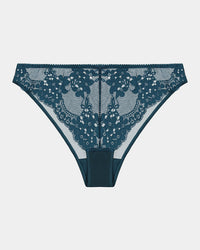 Arabella Bikini in REFLECTING POND. Flat lay front view