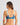 Model wears Bendon Breathe Contour Bra in INK BLUE. On body back view