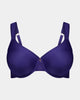 Perfect Lines Contour Bra in BLUE RIBBON. Flat lay front view