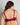 Model wears Lace Perfect Contour Bra in BIKING RED. On body back view