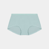 Body Cotton Full Brief in ETHER. Flat lay front view