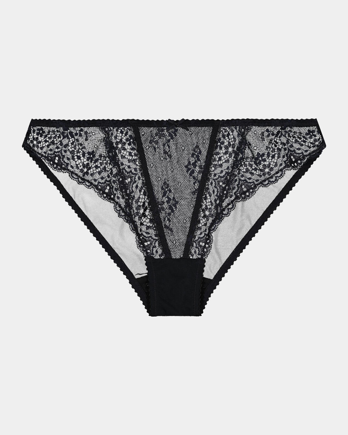 Sofia Bikini in BLACK. Flat lay front view