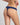 Model wears Seamless Soft Thong in Medieval Blue. On body back view