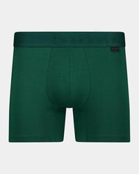 Bamboo Mens Trunk in RAIN FOREST. Flat lay front view