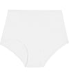 Freestyle Full Brief in WHITE. Flat lay front view
