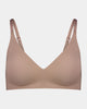 Comfit Collection Wire Free Bra in MOCHA. Flat lay front view
