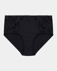 Milla Midi in BLACK. Flat lay front view