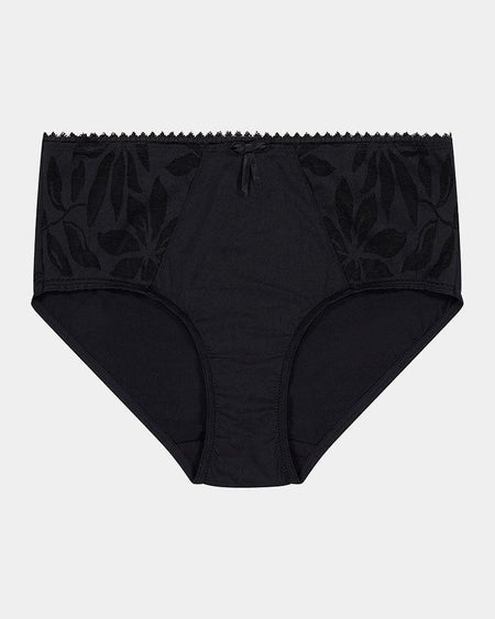 Milla Midi in BLACK. Flat lay front view