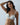 Model wears Keyhole Push Up Bra in PRISTINE/SILVER PEONY. On body front view
