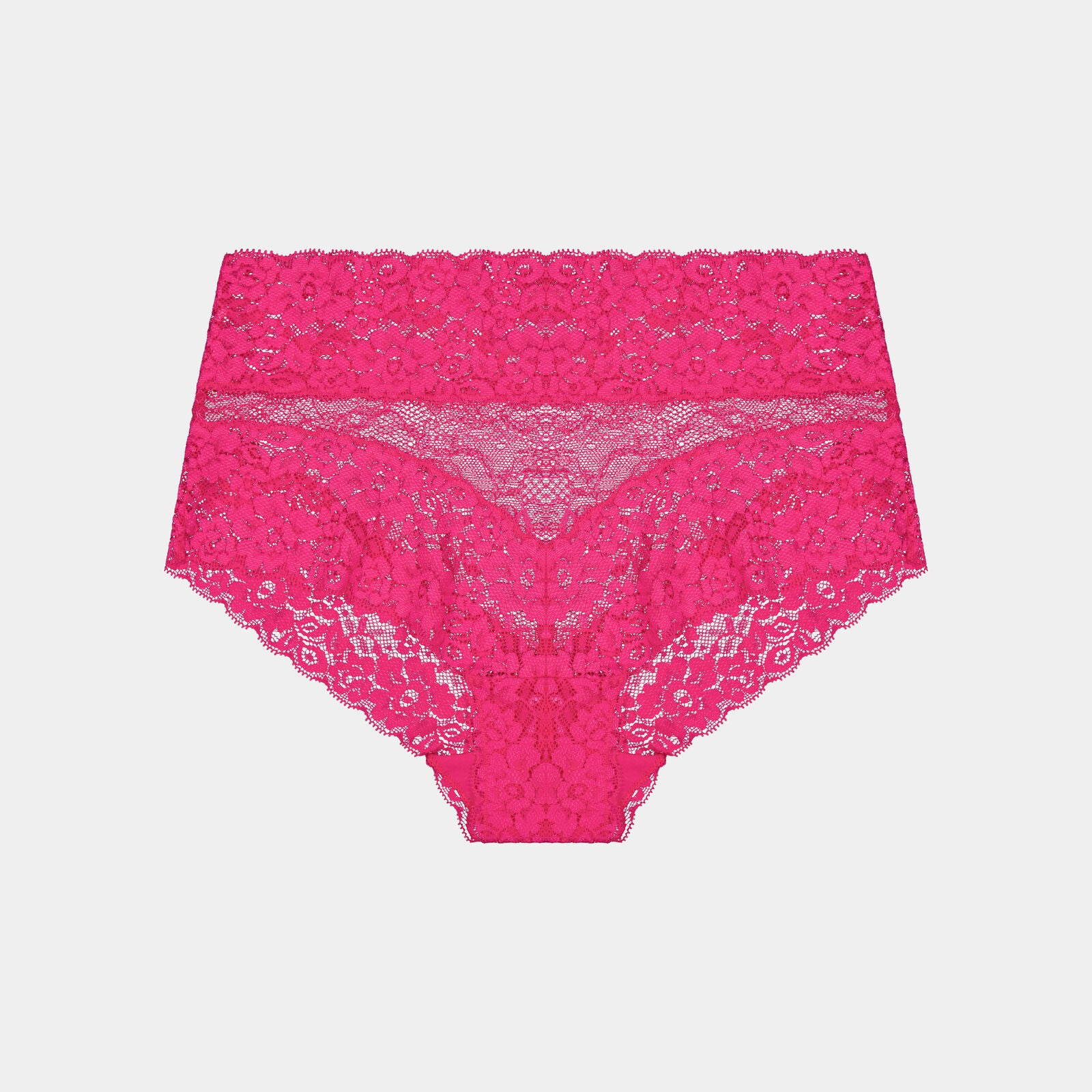 Lace Full Brief in CABARET. Flat lay front view