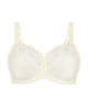 Violet Underwire Bra in ANTIQUE WHITE. Flat lay front view