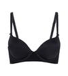 Bendon Body Contour Bra in BLACK. Flat lay front view