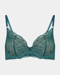 Coco Divine Contour Bra in MEDITERRANEA. Flat lay front view