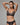 Ava Rose Underwire Bra in BLACK. Feature shot