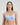 Model wears Comfit Collection Wire Free Bra in SKYWAY. On body front view