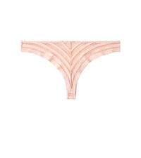 Morning Lola Thong in SCALLOP SHELL. Flat lay front view