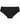 My Fit Smooth Brazilian in BLACK. Flat lay front view