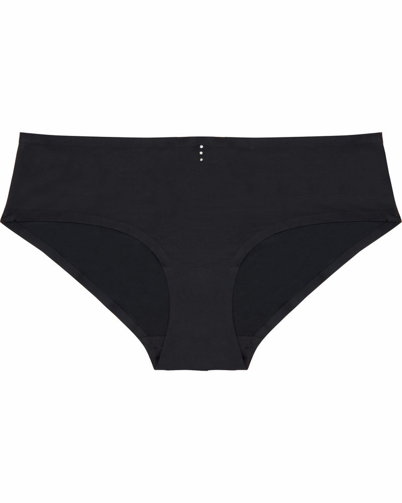 My Fit Smooth Brazilian in BLACK. Flat lay front view