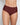 Model wears No Show Full Brief in WINDSOR WINE. On body front view