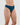 Model wears Cotton And Lace Thong in REFLECTING POND. On body side view