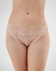 Model wears Embrace Bikini in LATTE. On body front view
