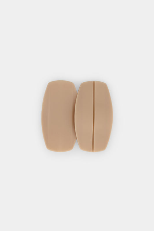 Silicone Bra Strap Holder Bra + Lingerie Solutions in Nude. Flat lay front view