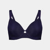 Eloise Contour Bra in ECLIPSE. Flat lay front view