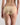Model wears Body Cotton Bikini in NATURAL. On body back view