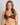 Model wears Tiara Underwire Bra in BIKING RED/BLACK. On body front view