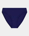 Extra-Ordinary Bikini Brief in Medieval Blue. Flat lay front view
