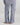 Model wears Cabana Stripe Long Pj Pant in COOL BLUE. On body back view