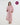 Model wears Cardrona Robe in PALE MAUVE. On body front view