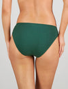 Model wears Embrace Bikini in RAIN FOREST. On body back view
