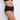 Model wears Flo Heavy Full Brief in BLACK. On body side view