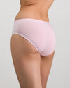 Model wears Body Cotton High Cut Brief in FESTIVAL BLOOM. On body back view