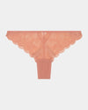 Shelly Brazilian in CORAL PINK. Flat lay front view
