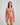 Model wears Josephine Suspender in SACHET PINK. On body front view