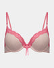 Alessandra Contour Bra in ICY PINK/PINK LEMONADE. Flat lay front view