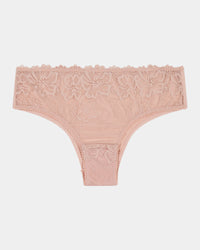 Lacey Brazilian in LATTE. Flat lay front view