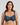 Model wears Midnight Express Underwire Bra in REFLECTING POND. On body front view