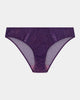 Only Mine Bikini in PURPLE VELVET. Flat lay front view