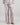 Model wears Cosy Flannel Long Pj Pant in PINK-A-BOO. On body front view