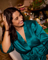 Sleigh The Night Robe in EVERGLADE. Feature shot