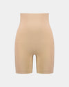 Bamboo Bodywear High Waisted Shaper Short in CARAMEL. Flat lay front view