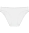 Freestyle Bikini in WHITE. Flat lay front view