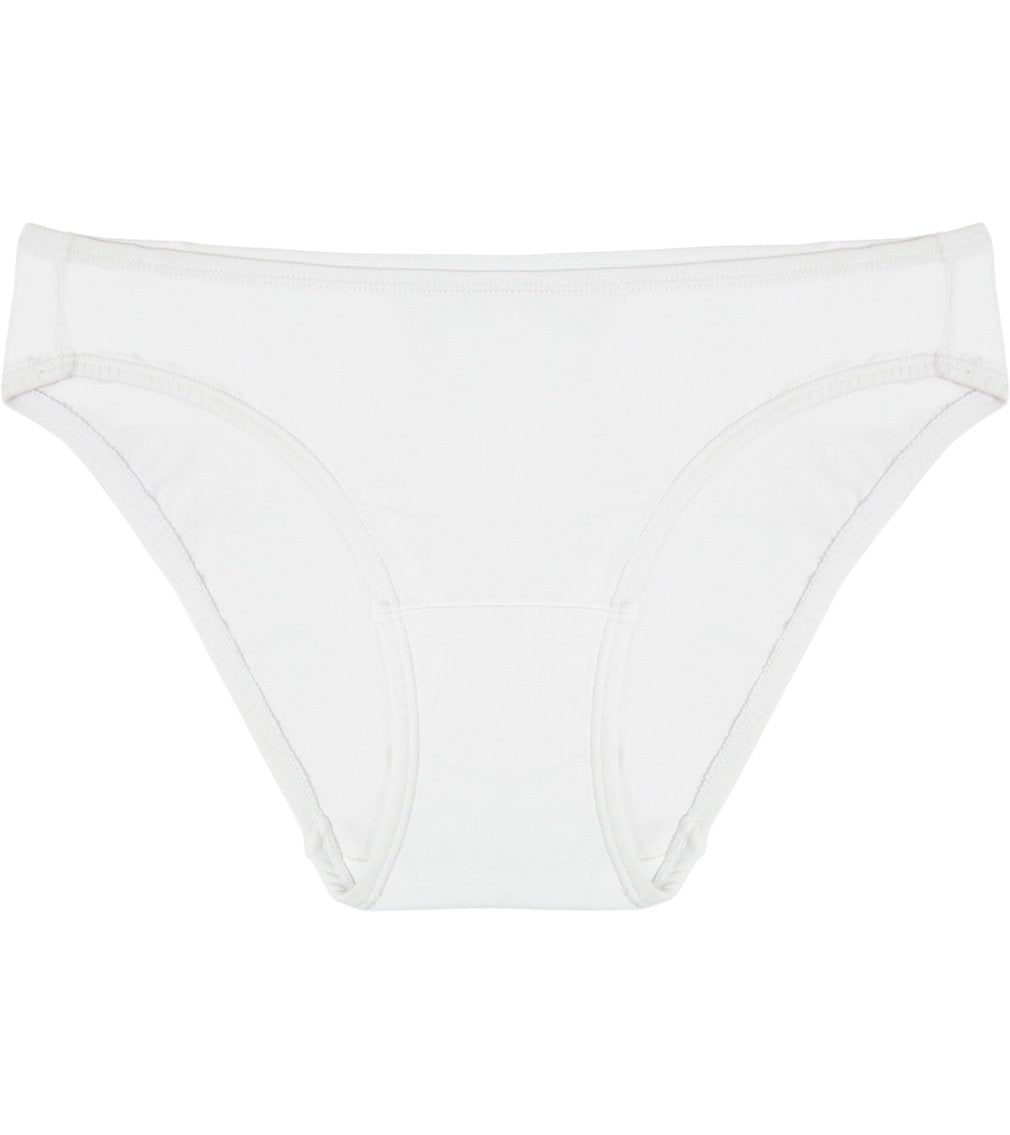 Freestyle Bikini in WHITE. Flat lay front view