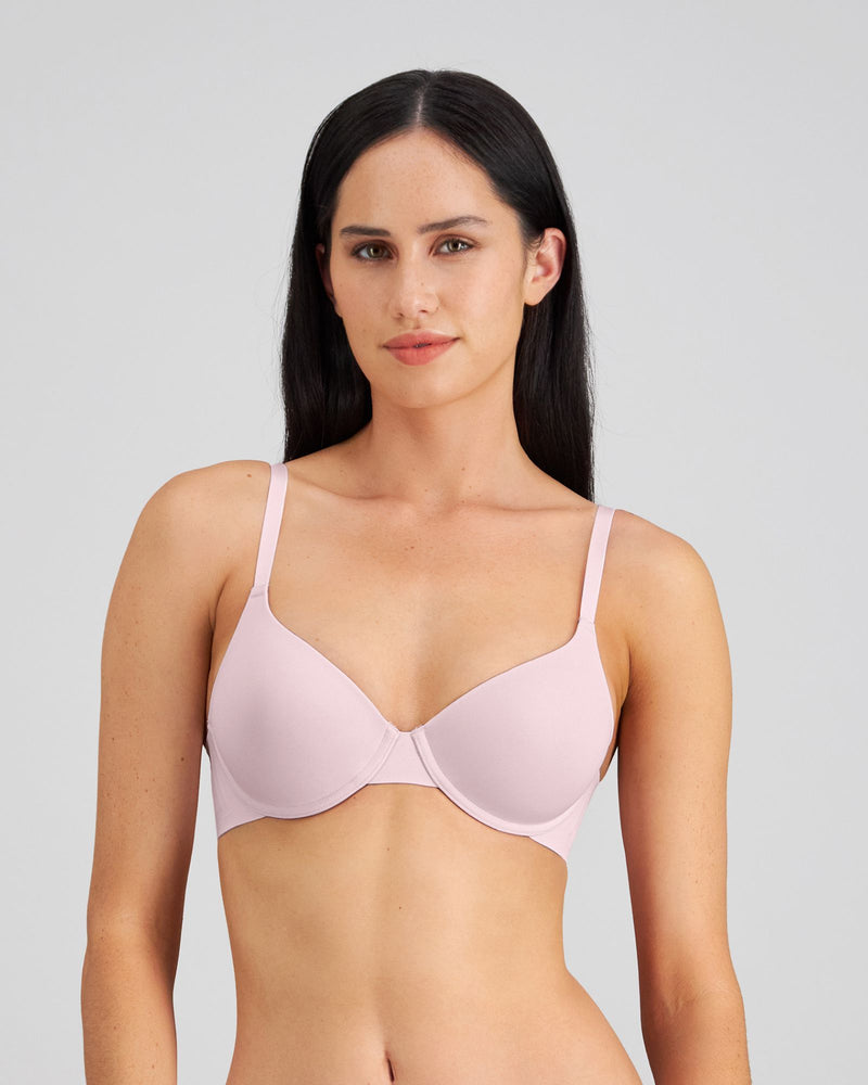 Model wears Comfit Collection Contour Bra in FESTIVAL BLOOM. On body front view